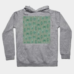 Sage Green Christmas Bubbles Hoodie